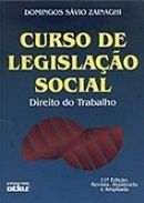 Curso de Legisla��o Social - Direito do Trabalho